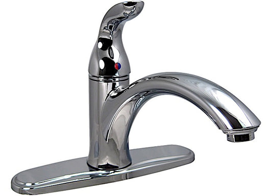 Valterra Products LLC KITCHEN FAUCET, 8IN HI-ARC HYBRID, 1 LEVER, CERAMIC DISC, CHROME
