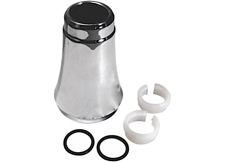 Valterra Products LLC SPOUT NUT, O/SNAP RINGS, FOR 2 HDL, HI-ARC KITCHEN FAUCETS, CHROME