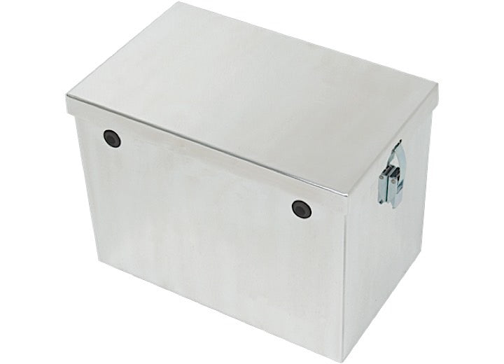 Phoenix USA TRAILER BATTERY BOX - ALUMINUM, LATCHING LID; ID: 11-7/8IN X 10-7/16IN X 8-1/2IN