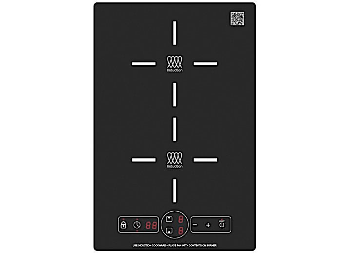 Pinnacle BUILT-IN INDUCTION COOKTOP - DUAL BURNERS (VERTICAL)