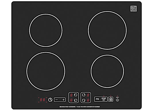 Pinnacle BUILT-IN INDUCTION COOKTOP - 4 BURNERS,