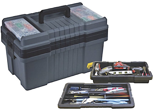 Plano 22IN PRO-CONTRACTOR GRAB N GO TOOLBOX-SILVER GRAY