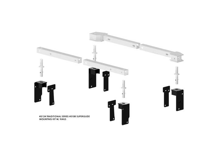 PullRite Traditional Series SuperGlide SuperRail Mounting Kit
