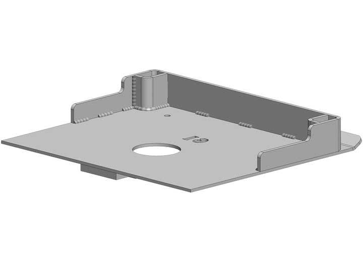 PullRite SuperGlide Quick Connect Capture Plate for 13-1/4" Wide Trailair Flex-Air Pin Boxes