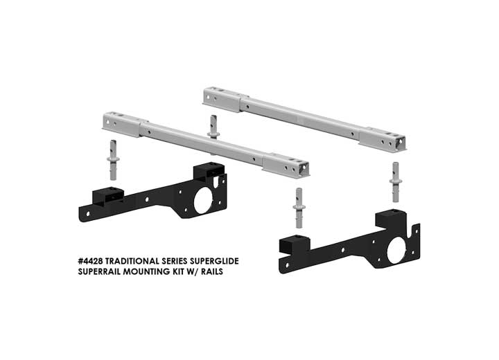 PullRite Traditional Series SuperGlide SuperRail Mounting Kit