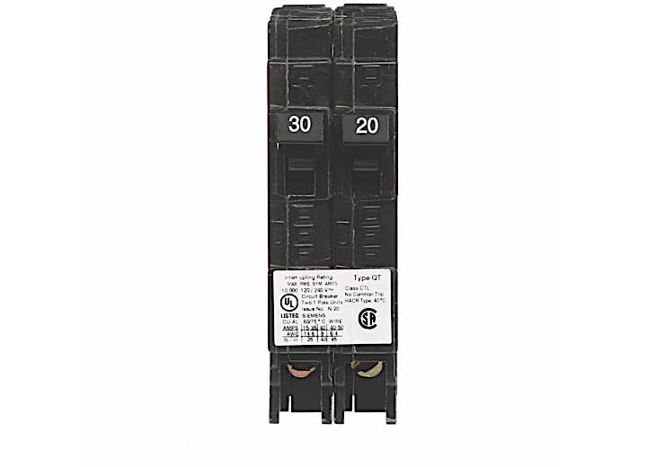 AP Products SIEMENS CIRCUIT BREAKER TYPE QT. TWIN POLE 30A/20A
