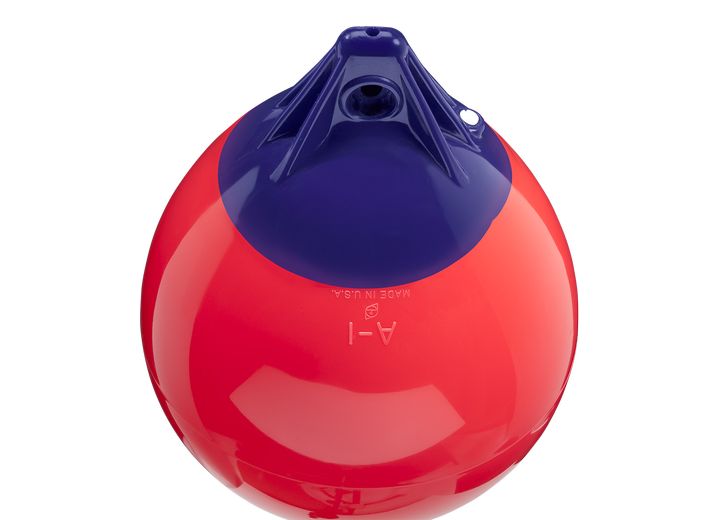 Polyform 11IN DIAMETER. - 34.6IN CIRCUMFERENCE BUOY A-1 RED W/BAR CODE