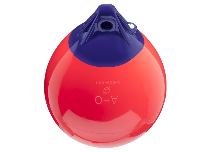 Polyform 8IN DIAMETER - 25.1IN CIRCUMFERENCE BUOY A-0 RED W/BAR CODE