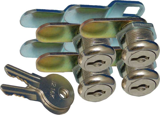 Prime Products 1 1/8IN STANDARD KEY CAM LOCK - 4 PACK