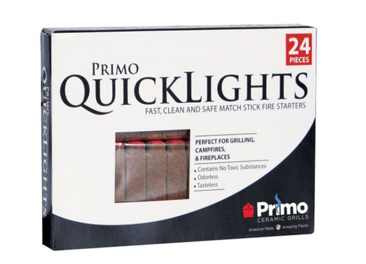 Primo Grills Primo Quick Lights Match-Tipped Fire Starters – 24 Pieces