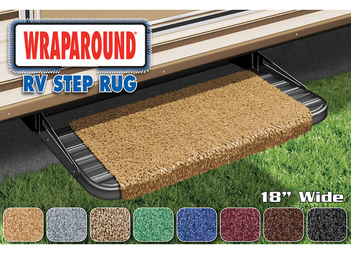Prest-O-Fit WRAPAROUND STEP RUG (18IN WIDE) - HARVEST GOLD