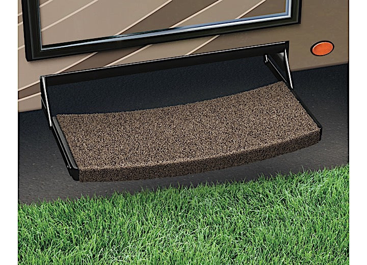 Prest-O-Fit TRAILHEAD UNIVERSAL RV STEP RUG 22 IN. WIDE - BUCKSKIN BROWN