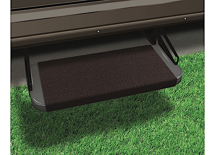 Prest-O-Fit OUTRIGGER RV STEP RUG 18 IN. WIDE - CHOCOLATE BROWN