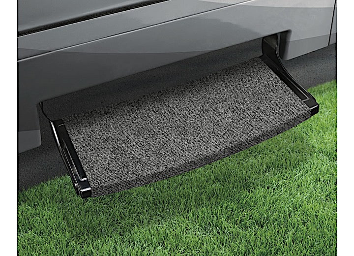 Prest-O-Fit OUTRIGGER RADIUS XT RV STEP RUG 22 IN. WIDE - CASTLE GRAY