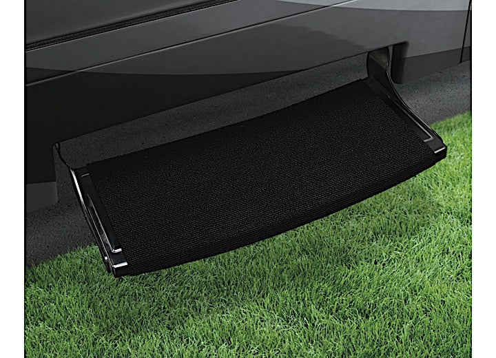 Prest-O-Fit OUTRIGGER RADIUS XT RV STEP RUG 22 IN. WIDE - BLACK ONYX