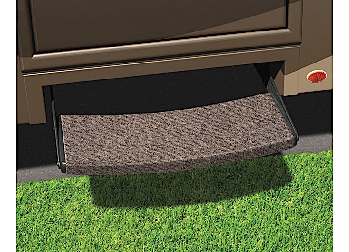 Prest-O-Fit OUTRIGGER UNIVERSAL RV STEP RUG 22 IN. WIDE - WALNUT BROWN