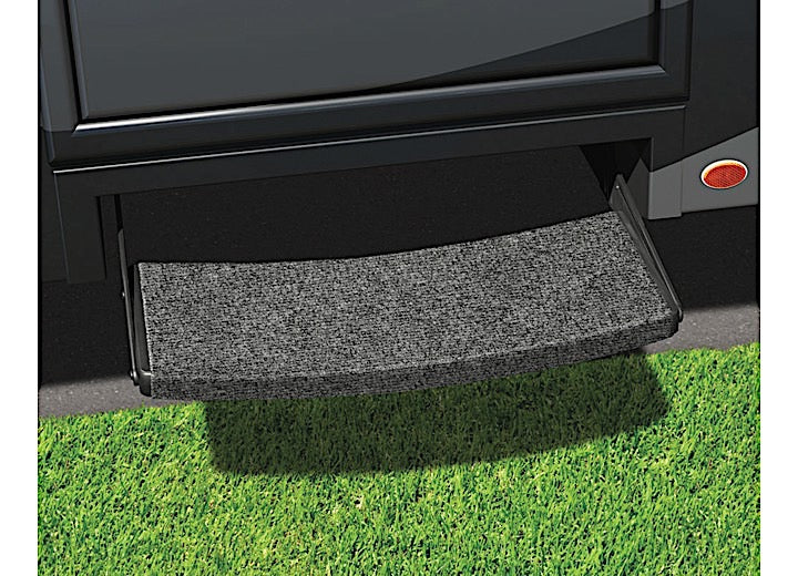 Prest-O-Fit OUTRIGGER UNIVERSAL RV STEP RUG 22 IN. WIDE - CASTLE GRAY