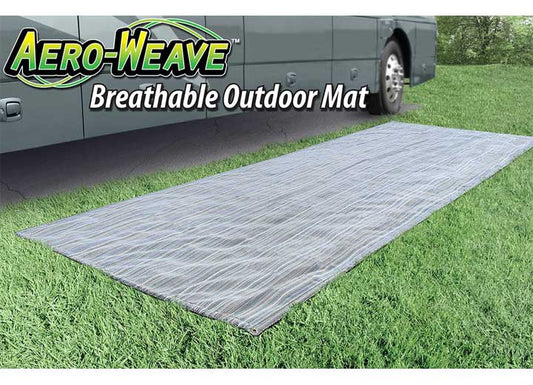 Prest-O-Fit 6 ft. x 15 ft. Aero-Weave Breathable Outdoor Mat - Seascape Blue