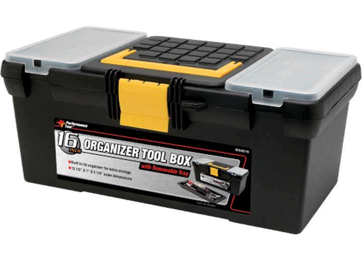 Performance Tool 16IN PLASTIC TOOL BOX