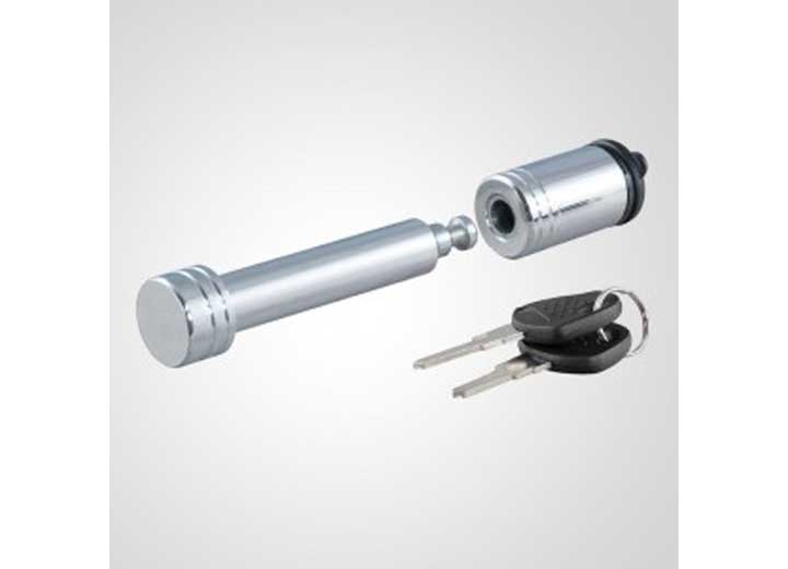 Prime Steel 5/8IN BARBELL HITCH LOCK W/2 KEYS-CHROME