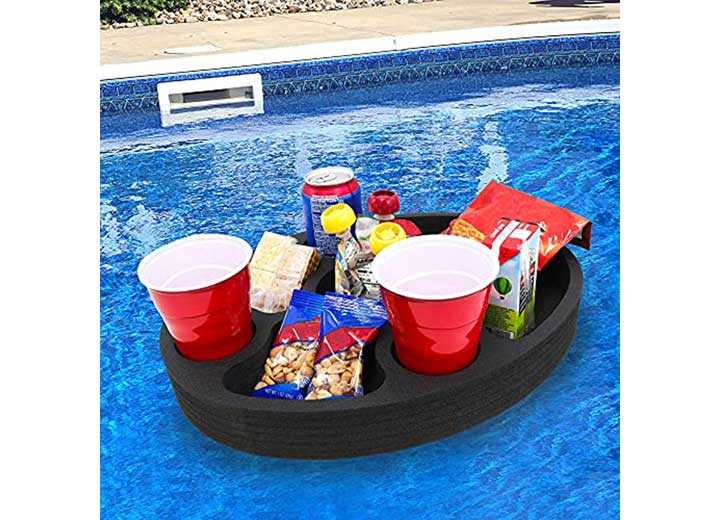 Polar Whale Products Polar Whale Floating Drink Holder Refreshment Table Tray, 17"