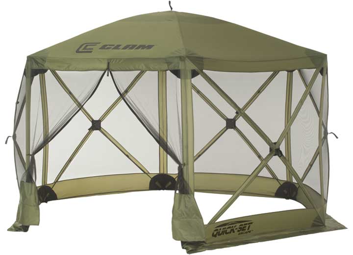 Quick-Set by Clam Escape 6-Sided Screen Shelter - Green