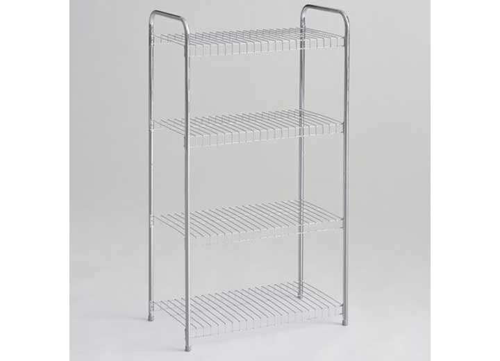 Rubbermaid 4 TIER SHELF SATIN NICKEL