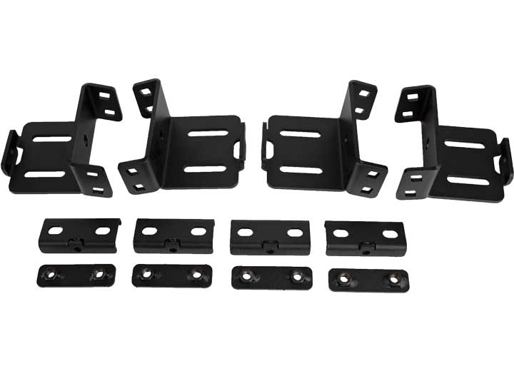 ROAD ARMOR 05-C FRONTIER TRECK DRILL-LESS RACK BASE MOUNTING BRACKET KIT-TEXTURE BLACK