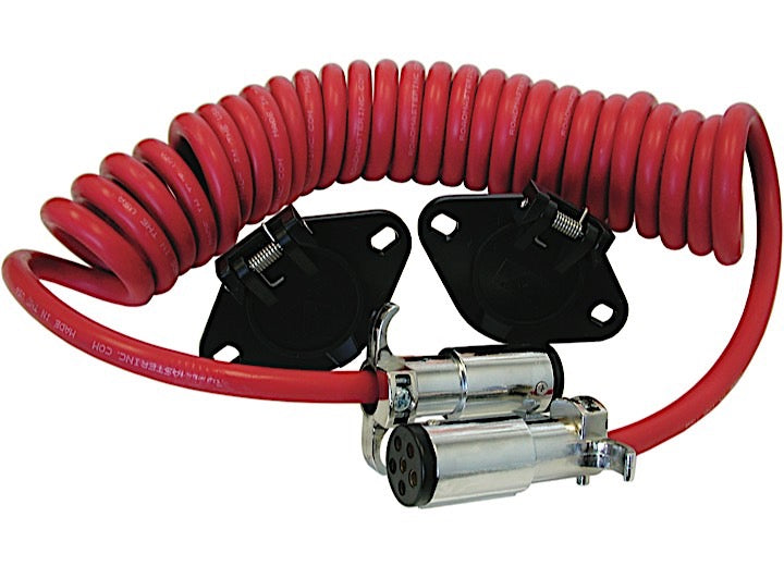 Roadmaster Inc Roadmaster Flexo-Coil Wiring Kit - 6-Wire Flexo-Coil Cord with Plugs & Sockets