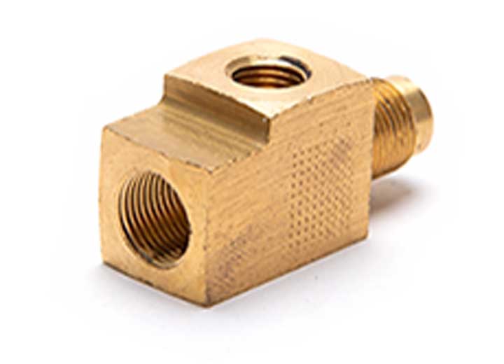 Roadmaster Inc Roadmaster BrakeMaster Metric-to-Standard Brake Line Tee for 12mm Threadded Metric Brake Lines