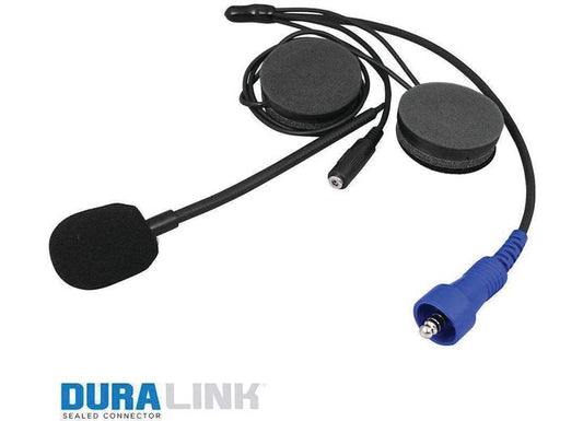Rugged Radios ALPHA AUDIO OFF ROAD HELMET KIT WITH SPEAKERS, MIC & 3.5MM EARBUD JACK
