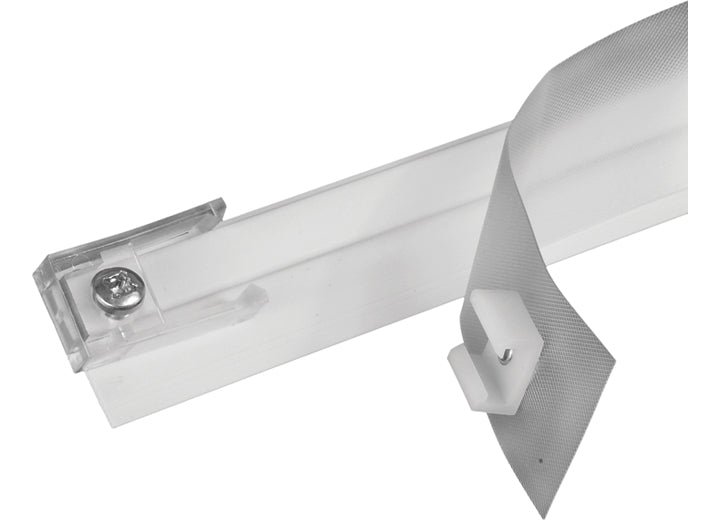 RV Designer CURTAIN KIT - WALL MOUNT (72IN GLIDE-TAPE, 45IN TRACK, ENDCAPS)