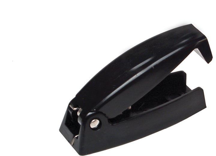 RV Designer BAGGAGE DOOR CATCH - BLACK - ROUNDED