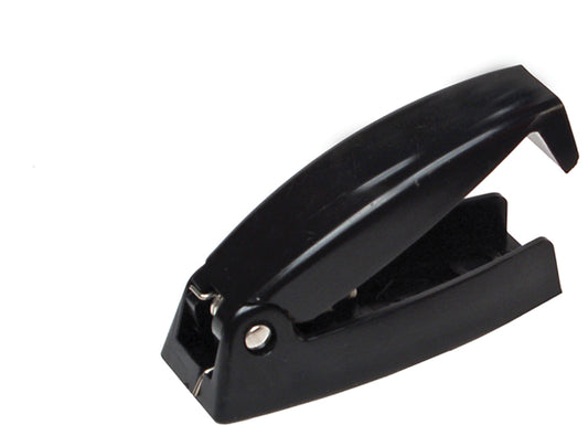RV Designer BAGGAGE DOOR CATCH - BLACK - ROUNDED