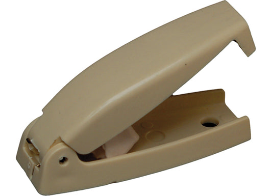 RV Designer BAGGAGE DOOR CATCH - BEIGE - ROUNDED