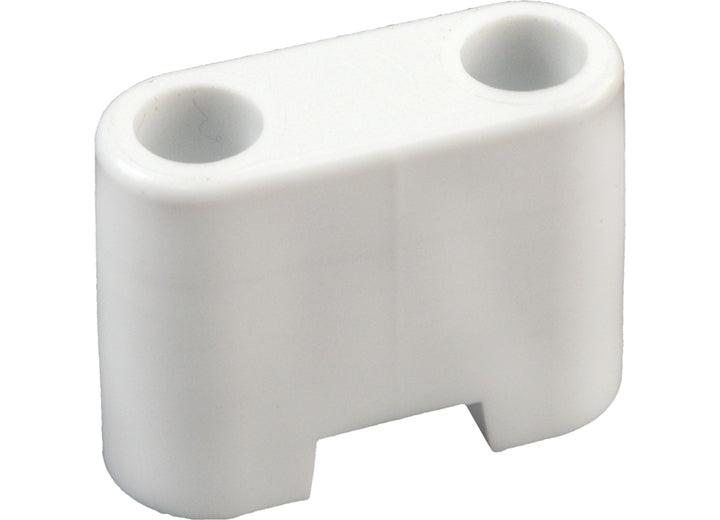 RV Designer ENTRY DOOR BUMPER - PLASTIC - 1 1/4IN - WHITE