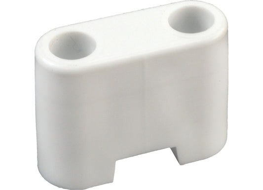 RV Designer ENTRY DOOR BUMPER - PLASTIC - 1 1/4IN - WHITE