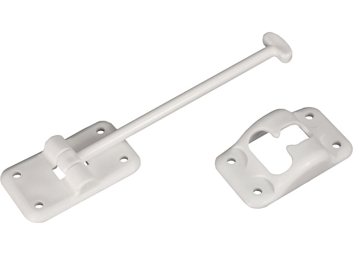 RV Designer ENTRY DOOR HOLDER - PLASTIC T - 6IN - WHITE