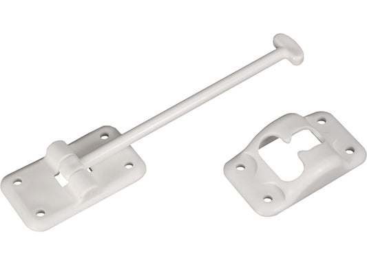 RV Designer ENTRY DOOR HOLDER - PLASTIC T - 6IN - WHITE