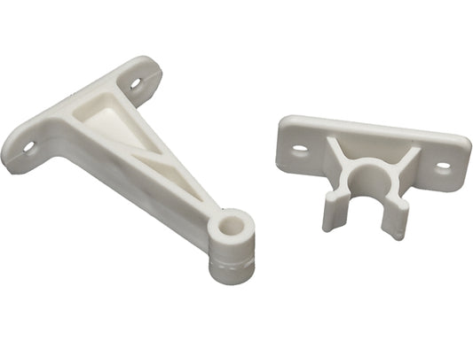 RV Designer ENTRY DOOR HOLDER - PLASTIC CLIP - 3IN - WHITE