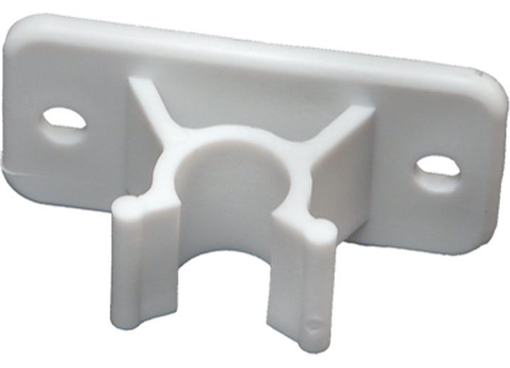 RV Designer ENTRY DOOR HOLDER - PLASTIC - CLIP ONLY - WHITE