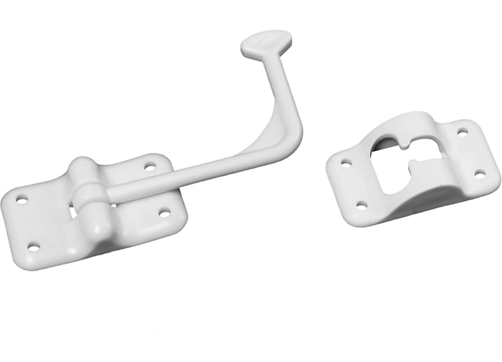 RV Designer ENTRY DOOR HOLDER - PLASTIC - 90 DEGREE - WHITE