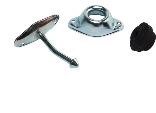 RV Designer ENTRY DOOR HOLDER - METAL PLUNGER - 3IN ANGLED