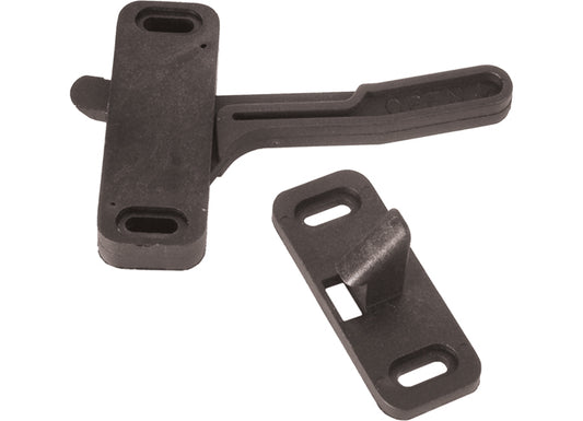 RV Designer SCREEN DOOR LATCH, BLACK - PHILLIPS - RIGHT HAND