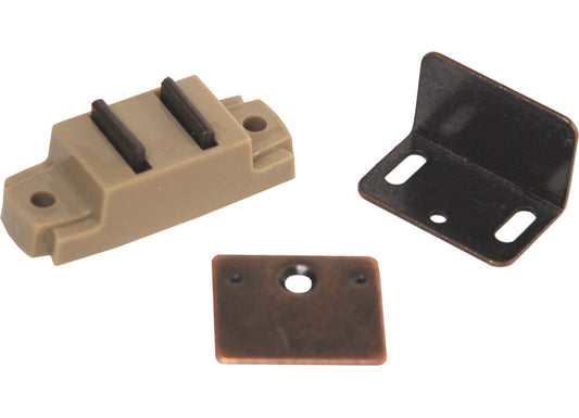 RV Designer MAGNETIC CATCH WITH FLAT & RIGHT ANGLE PLATES