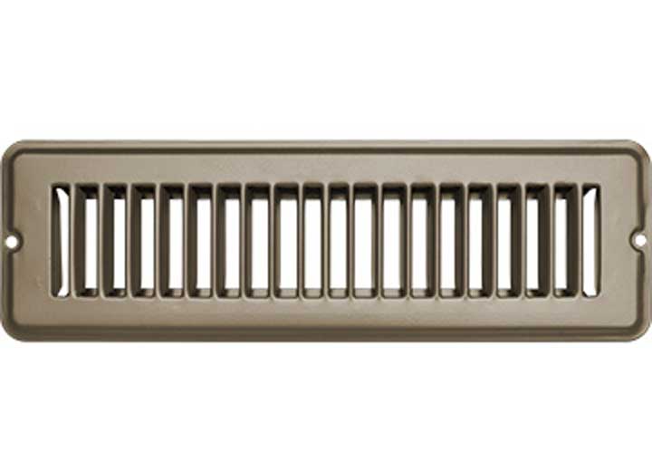 RV Designer VENT REGISTER, TAN, METAL, UNDAMP 2INX10IN