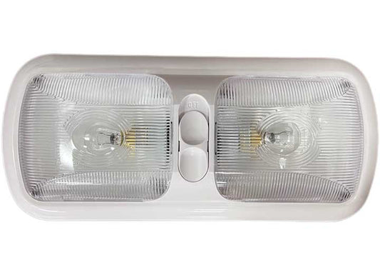 RV Designer 12V PANCAKE DOUBLE LIGHT