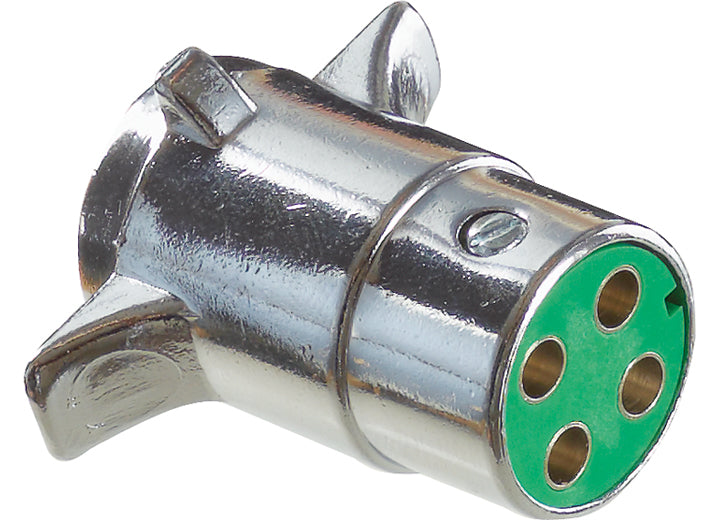 RV Designer 4-WAY PLUG CHROME PLATED