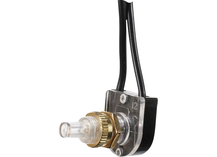 RV Designer PUSH BUTTON ON/OFF SWITCH - 3 AMP - 125VAC