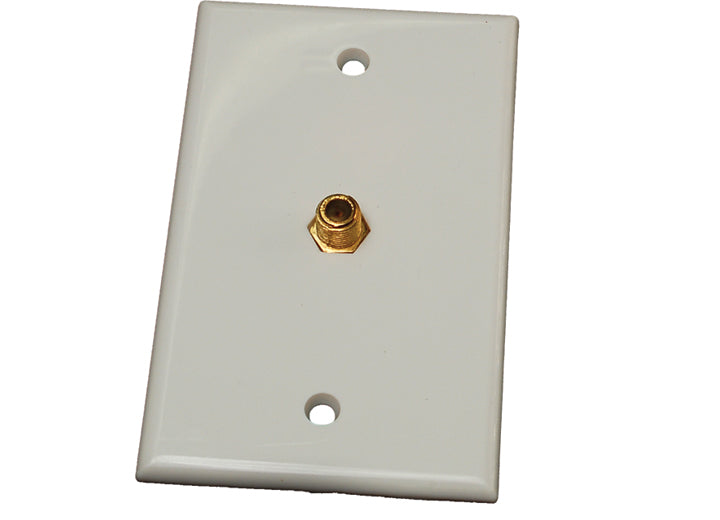 RV Designer WHITE TV WALL PLATE - INTERIOR